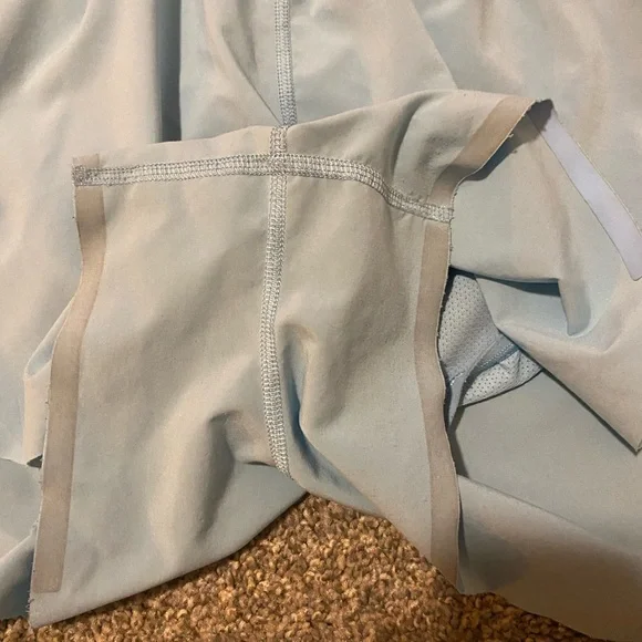 Lululemon Find Your Pace High Rise Lined Short 3” blue chill size 10 - Picture 4 of 8